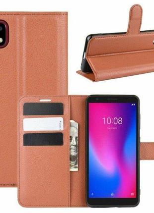 Чехол-книжка Litchie Wallet ZTE Blade A3 2020 Brown