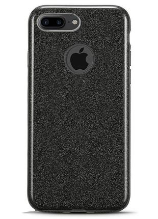 Чехол Twins Glitter Apple iPhone 7 Plus / 8 Plus Black