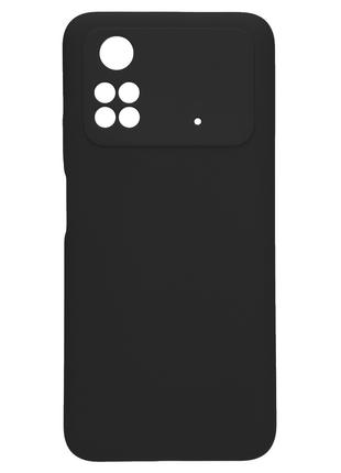 Чехол Full Silicone Case Poco M4 Pro 4G Black