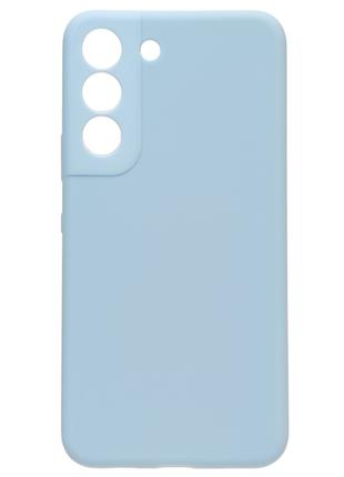 Чехол Silicone Case Full Samsung Galaxy S22 Light Blue