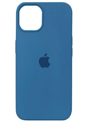 Чехол Silicone Full Cover Apple iPhone 14 Blue Horizon