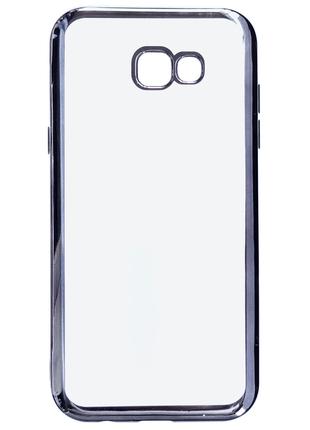 Чехол Silicone Frame прозрачный Samsung A720 Galaxy A7 2017 Bl...