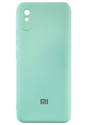 Чехол New Silicone Case Xiaomi Redmi 9A Mint