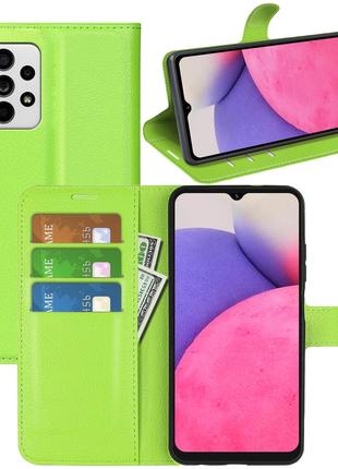 Чехол-книжка Litchie Wallet Samsung Galaxy A23 Light Green