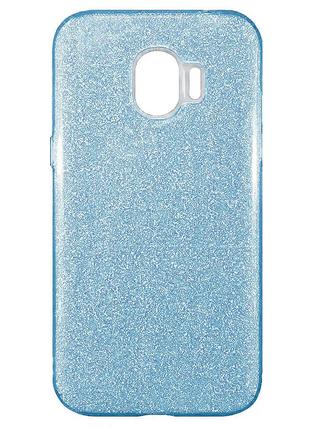 Чехол с блестками TWINS Samsung J250 Galaxy J2 2018 Light Blue