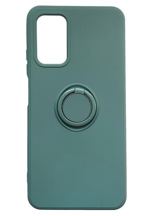 Чехол Silicone Cover Ring Xiaomi Redmi 9T Dark Green