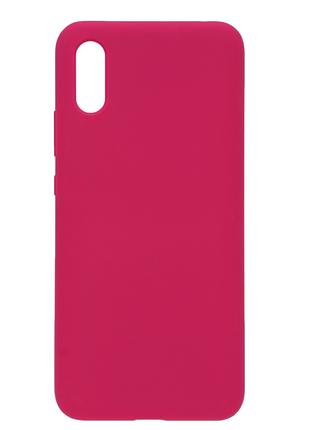 Чехол Full Silicone Case Xiaomi Redmi 9A Rose Red