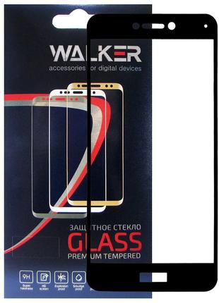 Защитное стекло Walker 3D Full Glue Huawei P8 Lite 2017 Black