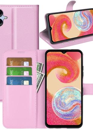 Чехол-книжка Litchie Wallet Samsung Galaxy A04E Light Pink