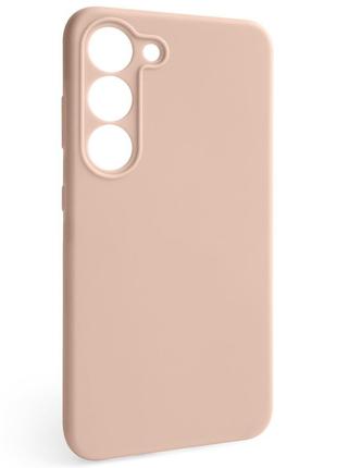 Чехол Silicone Case Full Samsung Galaxy S23 Nude