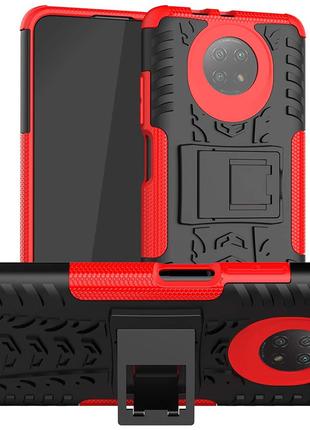 Чехол Armor Case Xiaomi Redmi Note 9 5G / Note 9T 5G Red