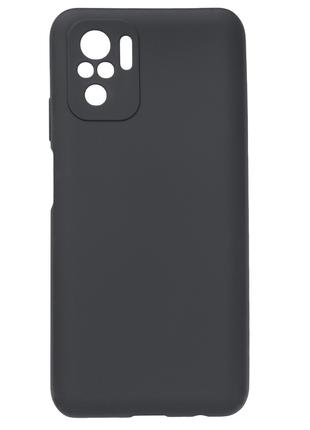Чехол Silicone Case Full Xiaomi Redmi Note 10 / Note 10S Black