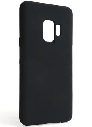 Чехол Silicone Case Full Samsung Galaxy S9 Black