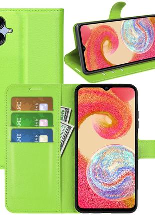 Чехол-книжка Litchie Wallet Samsung Galaxy A04E Light Green
