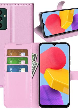 Чехол-книжка Litchie Wallet Samsung Galaxy M13 Light Pink