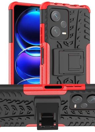 Чехол Armor Case Xiaomi Redmi Note 12 Pro Plus 5G Red
