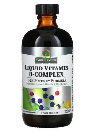 Жидкий комплекс витаминов группы B, вкус мандарина, Liquid Vit...