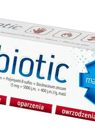 Polibiotic Полібіотик (5 мг+5000 МО+400 МО), мазь, 15 г (туба)