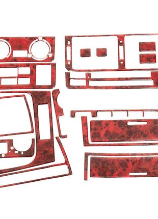 Накладки в салон (Compact) Темное дерево для BMW 3 серия E-46 ...