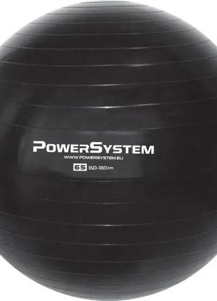 М'яч для фітнесу Power System PS-4012, 65 см, Black