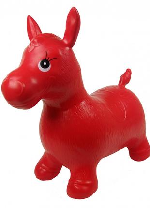 Дитячий стрибун-конячка MS0737 гумовий (Червоний)