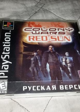 Игра Colony Wars: Red Sun PS1 Playstation 1 ps one диск game