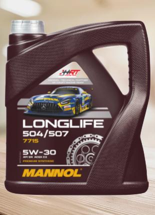 Масло моторное MANNOL Longlife 504/507 5W-30 4л