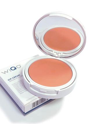 Крем-Пудра SPF50 WiQo ICP Cream-Invisible Colored Protective 1...