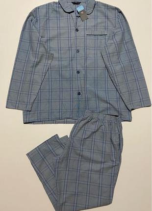 Marks & Spencer Мужская пижама клетчатая штаны пижамные xl XL