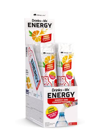 Изотоник Olimp Drinks for life Energy 20x4 g (Orange)