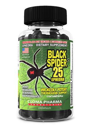 Жироспалювач BLACK SPIDER CLOMA PHARMA (США) 100 капс.