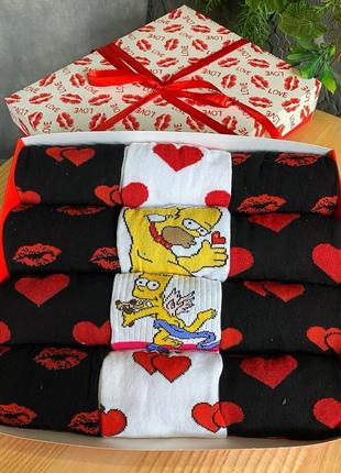 Подарунковий набір чоловічих шкарпеток на 12 пар 40-45 р