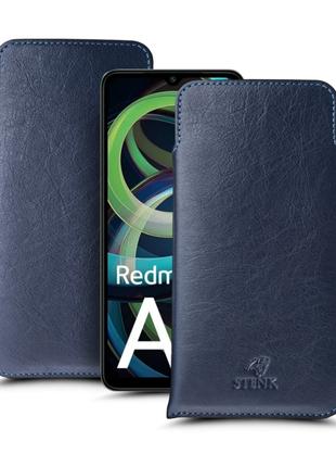 Футляр Stenk Elegance для Xiaomi Redmi A3 Синий