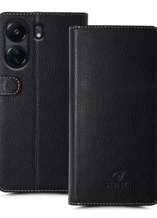 Чехол книжка Stenk Wallet для Xiaomi Poco C65 Черный