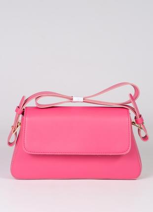Жіноча сумка рожева сумка трапеція рожевий клатч сумка багет сумо