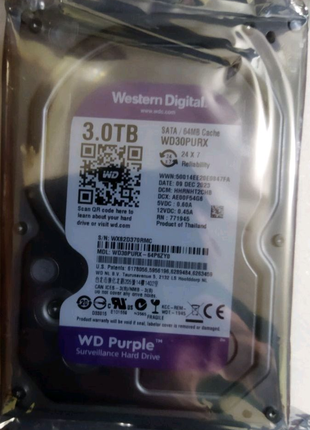 Жорсткий диск (HDD) WD Purple 3Tb