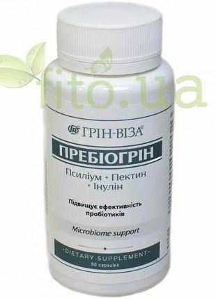 Псилиум, пектин, инулин Фитофорте Пребиогрин, 90 капсул Код/Ар...