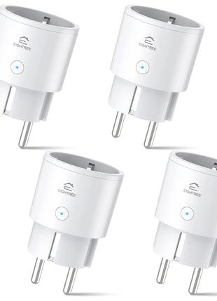 EIGHTREE Smart Plug Набор из 4 умных розеток с измерением энер...