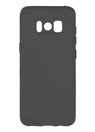 Чехол с рамкой камеры Silicone Cover A Samsung Galaxy S8 Dark ...