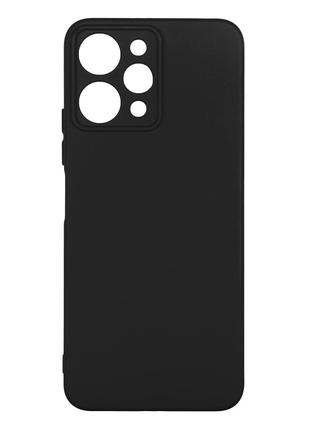 Чехол с рамкой камеры Silicone Cover A Xiaomi Redmi 12 Black