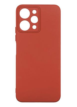 Чехол с рамкой камеры Silicone Cover A Xiaomi Redmi 12 Red