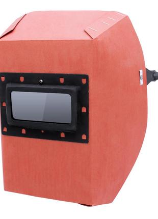 Маска сварщика фибра-картон 1,0 мм красный цвет
