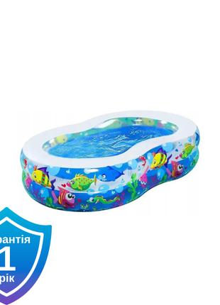 Надувной бассейн для детей SunClub JL10118 175x109см