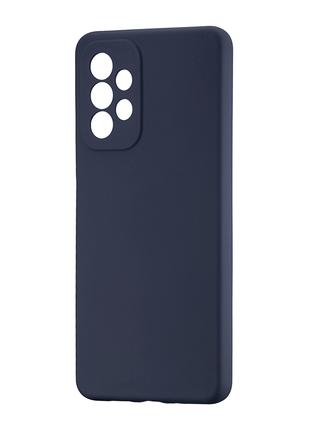 Чехол Silicone Case Samsung A73 5G (A736) Midnight Blue