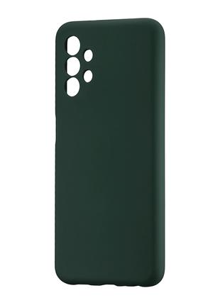 Чехол Silicone Case Samsung A13 (A135) Dark Green