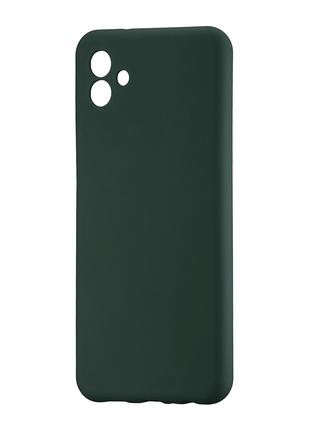 Чехол Silicone Case Samsung A04 (A045) Dark Green