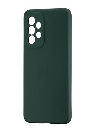 Чехол Silicone Case Samsung A33 5G (A336) Dark Green