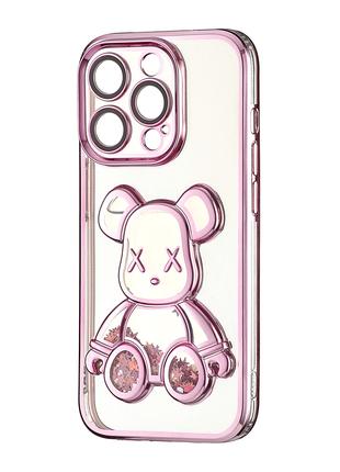 Чохол Shining Bear Case iPhone 15 Pro Pink