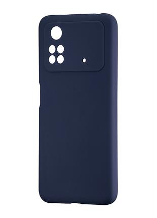 Чехол Silicone Case Xiaomi Poco M4 Pro 4G Midnight Blue