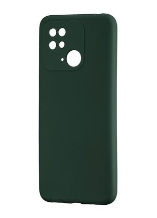 Чехол Silicone Case Xiaomi Redmi 10C Dark Green